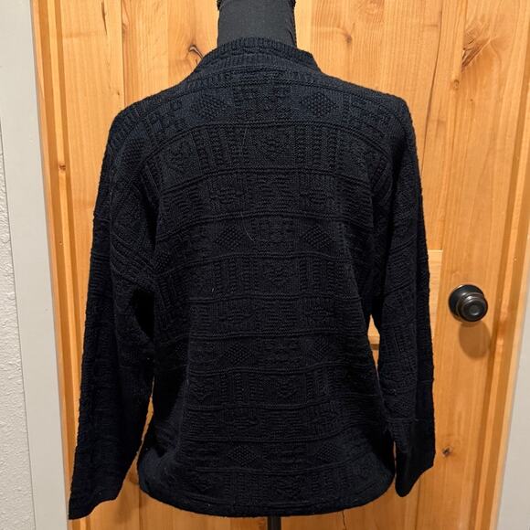 Cuddle Knit Black Sweater - Picture 2 of 3